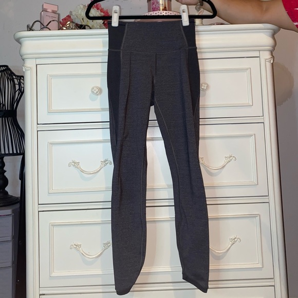 Grey Special Edition Lululemon Leggings 25” - Picture 3 of 9